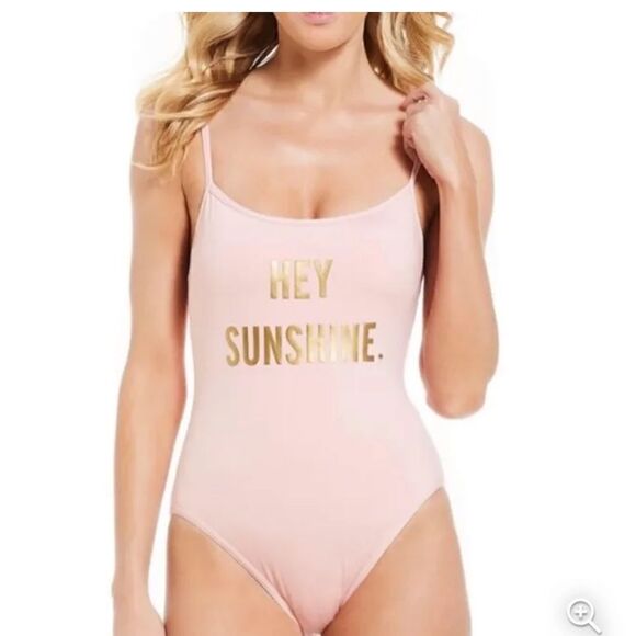 Kate Spade hey sunshine classic one-piece swimsuit - Picture 1 of 5